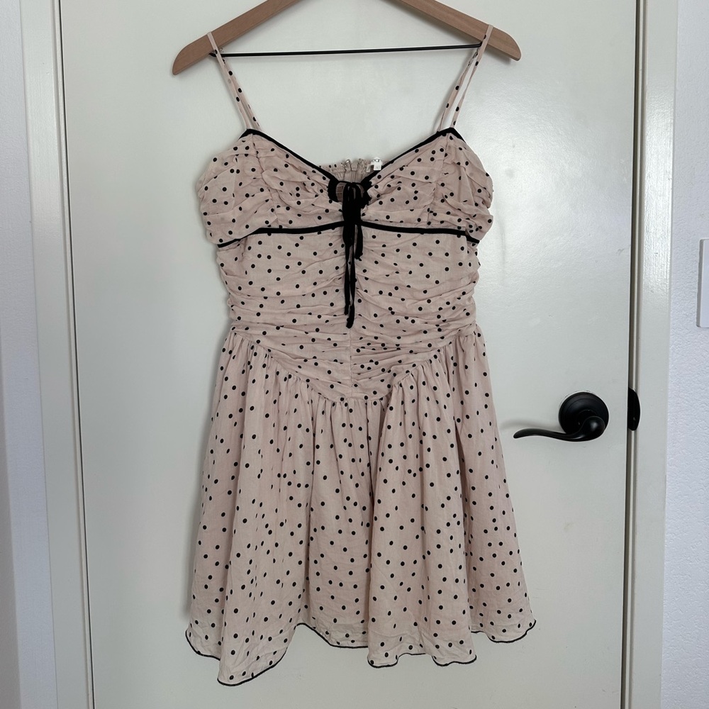 Polka Dot Spaghetti Strap Dress